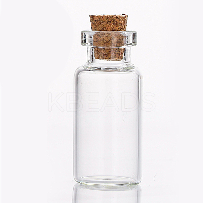 Mini High Borosilicate Glass Bottle Bead Containers BOTT-PW0001-263D-1