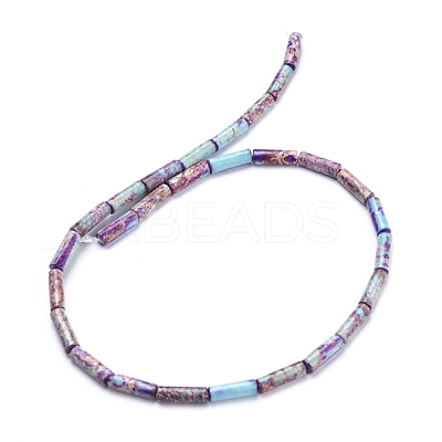 Natural Imperial Jasper Beads Strands X-G-E508-04H-1