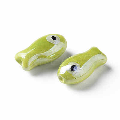 Handmade Porcelain Beads PORC-T007-06B-1
