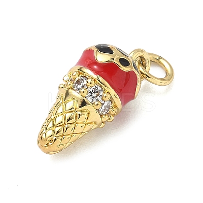 Brass Micro Pave Cubic Zirconia Pendants LS-KK-H255-03G-01-1