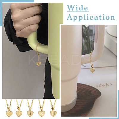5Pcs 5 Style Alloy Wine Glass Charms HJEW-TA0001-13-1