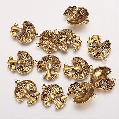 Tibetan Style Alloy Pendants X-TIBEP-10995-AG-1