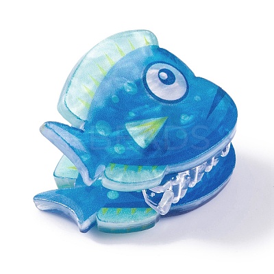 Cute Mini Tropical Fish Acrylic Claw Hair Clips LS-PHAR-A012-04A-1