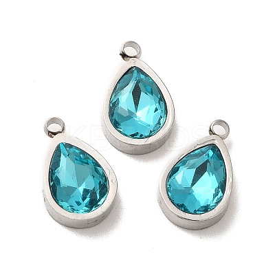 304 Stainless Steel Pendants STAS-A080-10P-1