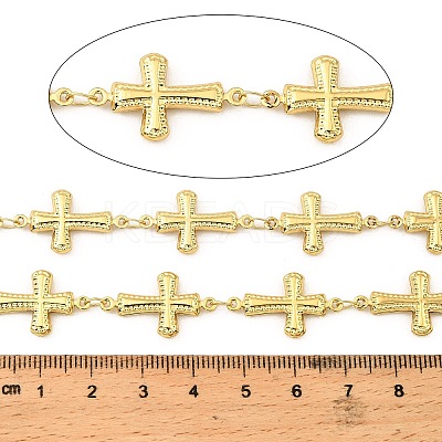 304 Stainless Steel Cross Link Chains CHS-G042-01G-03-1