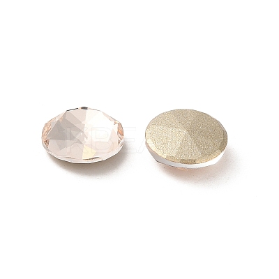 Glass Rhinestone Cabochons RGLA-P037-10B-D261-1