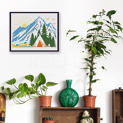 Plastic Reusable Drawing Painting Stencils Templates DIY-WH0202-260-1
