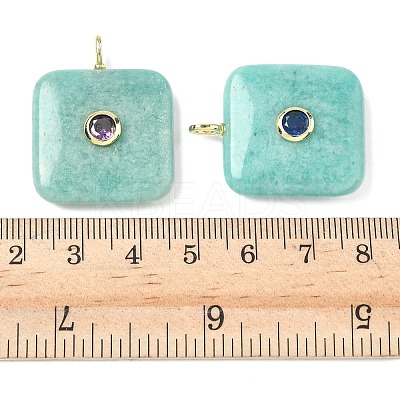 Natural Amazonite Pendants G-H318-02G-05-1