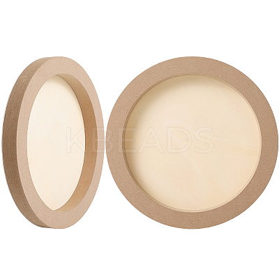 DIY Children Wood Decoration Clay Picture Frame WOOD-WH20008-07D-1