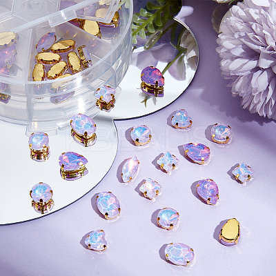 106pcs 6 Style Sew On Rhinestone FIND-OC0004-09B-1