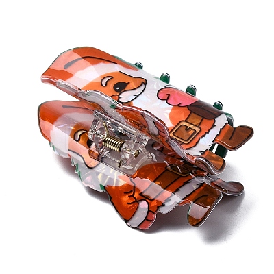 Christmas PVC Claw Hair Clips for Women Girls LS-PHAR-Z007-01A-1