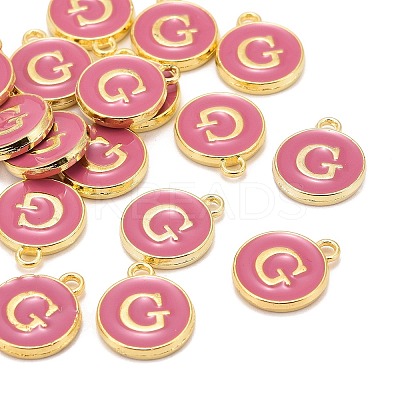 Golden Plated Alloy Enamel Charms LS-ENAM-S118-08G-1