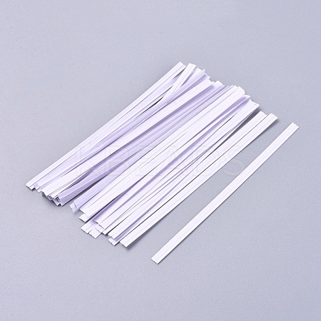 Kraft Paper Wire Twist Ties AJEW-WH0114-03-10cm-1