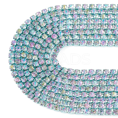 4.8 Yards Iron Rhinestone Cup Chains CH-TA0001-10D-1