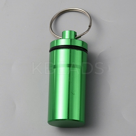 Outdoor Portable Aluminium Alloy Small Pill Case KEYC-WH0029-92D-1