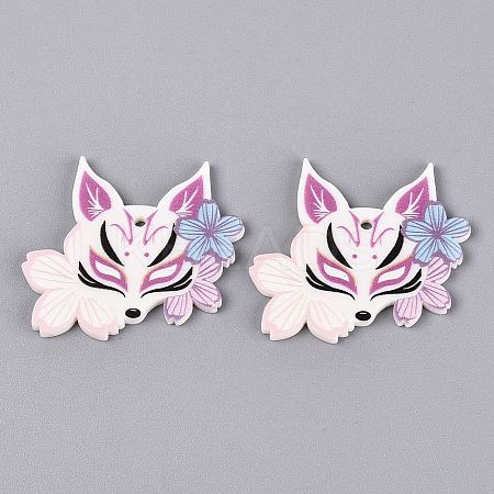 Printed Acrylic Pendants OACR-D008-05-1