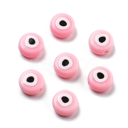 Opaque Printed Acrylic Beads LS-OACR-G038-04D-1