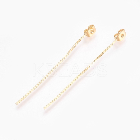 Brass Ear Nuts X-KK-Q735-172G-1