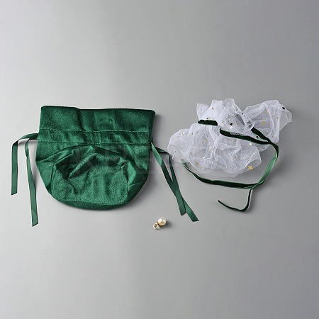Velvet Jewelry Drawstring Gift Bags LS-ABAG-WH0047-03-1