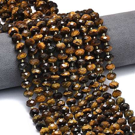 Natural Tiger Eye Beads Strands G-P573-A60-01-1
