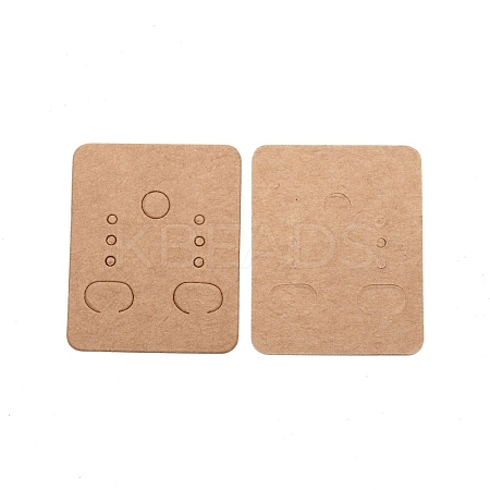 Paper Earring Display Cards CDIS-WH0021-027C-1