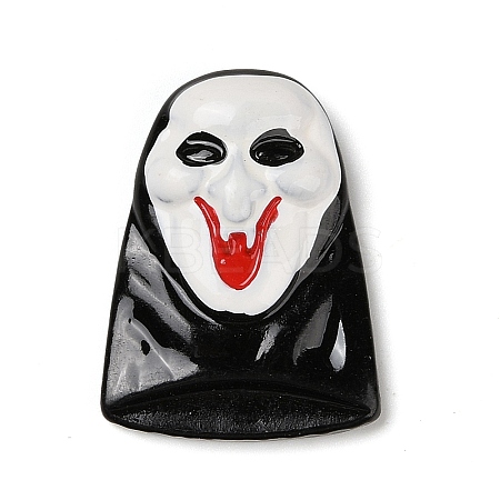 Ghost Mask Halloween Opaque Resin Decoden Cabochons RESI-R446-02D-1