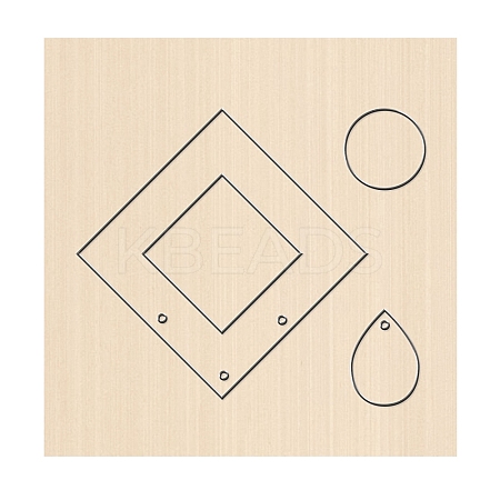 Wood Cutting Dies DIY-WH0169-84-1