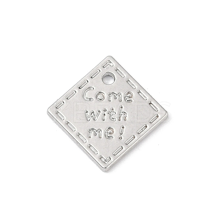 Rack Plating Alloy Pendants PALLOY-S038-04B-P-1