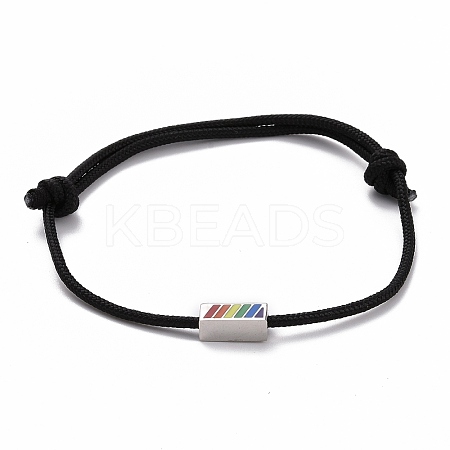 Rainbow Pride Bracelet LS-BJEW-F419-13B-1