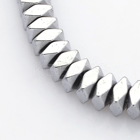 Electroplate Non-magnetic Synthetic Hematite Beads Strands G-J224B-08-1