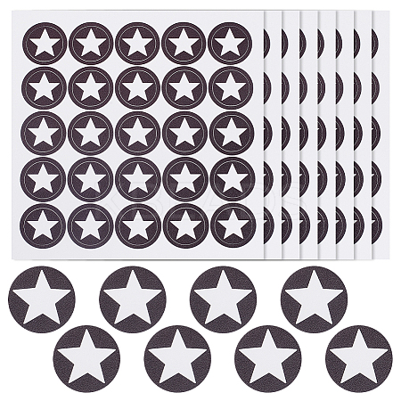 PVC Plastic Waterproof Stickers LS-DIY-WH0386-18B-1