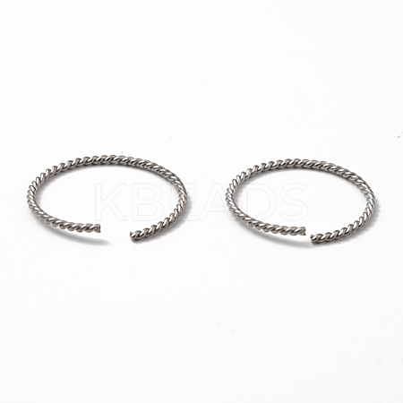 Non-Tarnish 304 Stainless Steel Open Jump Rings STAS-L262-36G-P-1