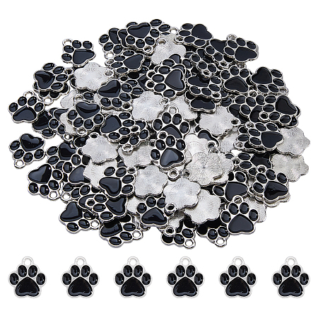 120Pcs Alloy Enamel Pendants ENAM-DC0002-24-1