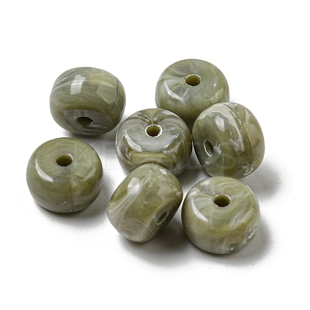 Opaque Acrylic Bead OACR-H037-03O-1