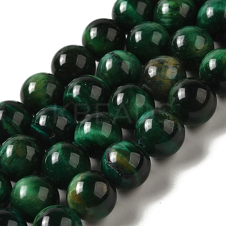 Dyed Natural Tiger Eye Beads Strands G-G102-A01-04-1