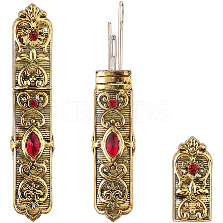Alloy Rhinestone Needle Storage Boxes FIND-WH20020-235AG-1