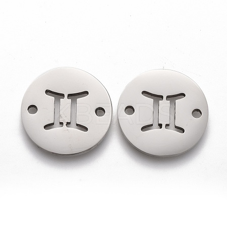 Tarnish Resistant Polishing 201 Stainless Steel Links Connectors STAS-Z001-A-11P-1