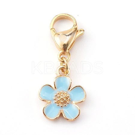Zinc Alloy Enamel Pendants HJEW-JM00432-03-1