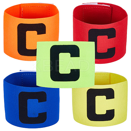 CREATCABIN 5Pcs 5 Colors Nylon Armband AJEW-CN0001-93-1