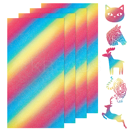 Self-Adhesive Vinyl Picture Stickers Label Stickers DIY-WH0369-003-1