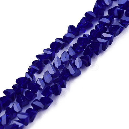 Opaque Solid Color Glass Beads Strands GLAA-N052-01-A01-1