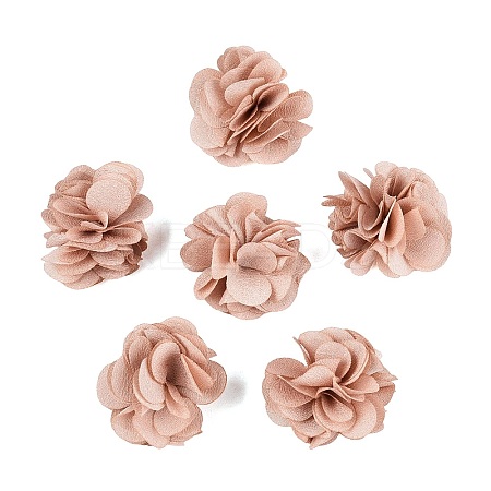 Polyester Fabric Flowers FIND-ZX004-11-10-1
