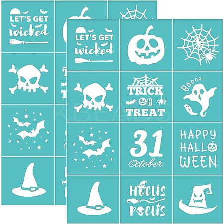 Self-Adhesive Silk Screen Printing Stencil DIY-WH0173-021-K-1