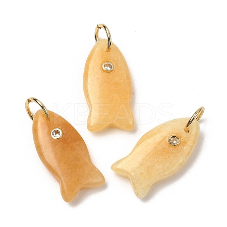 Natural Topaz Jade Pendants X-G-A297-01G-06-1