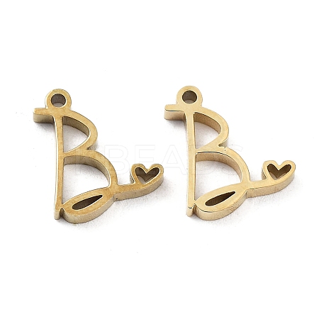 304 Stainless Steel Charms X-STAS-M327-02G-B-1