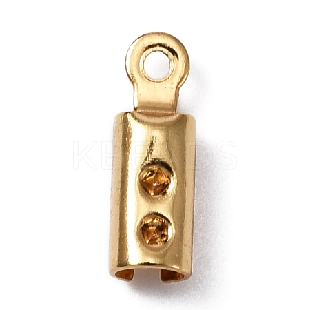 316 Surgical Stainless Steel Folding Crimp Ends FIND-WH0045-46A-1