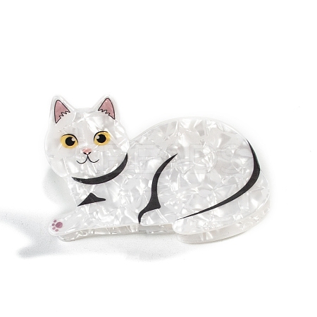 Cat Shape PVC Claw Hair Clips PW-WG79825-06-1