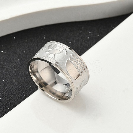 304 Stainless Steel Finger Rings for Women LS-RJEW-F195-04P-1