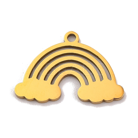 201 Stainless Steel Pendants STAS-U016-05G-1