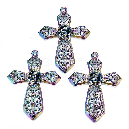 Alloy Big Pendants Rhinestone Settings X-PALLOY-N156-030-RS-1